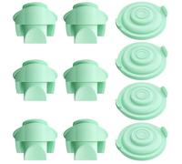 Lot de 6 valves en bec de canard et 4 joints de pompe compatibles avec le tire-lait Elvie, remplacement pour valves de pompe Elvie et diaphragme, joint de rechange utilisé pour la bride d'origine