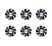 Lot de 6 ventilateurs de refroidissement pour carte vidéo 95 mm CF1015H12D DC12V pour Sapphire NITRO RX480 8G RX 470 4G GDDR5 RX570