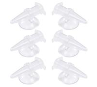 Lot de 6 ventouses pour crevettes - Pour aquariums - Réduisent les déchets et retient l'eau - Facile à utiliser.