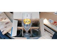 LOT DE 6 VERRES 32 CL BIERE CH'TI CHTI - RARE