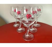 Lot de 6 verres à bière delirium 25cl 33cl neuf superbe