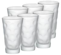 Lot de 6 Verres à Double Verre de qualité supérieure pour Schoppen 0,5 l satiné/Mat - Schoppenglas pour Profiter du vin palatinal, Schorle ou Riesling Original Pfalz Dubbegläser