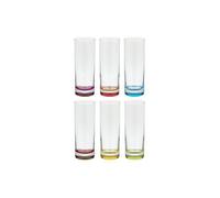 Lot de 6 Verres à Eau ""Colori"" 31cl Multicolore