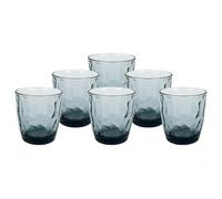 Lot de 6 verres à eau en verre bleu 30,5 cl - Design élégant et robuste - Conçu pour : un usage quotidien et des événements sociaux.