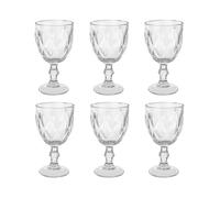 LOT DE 6 VERRES À EAU GEMMA ML 300 VERRE TRANSPARENT
