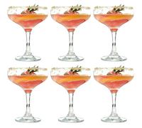Lot de 6 verres à martini classiques Daiquiri Manhattan capacité de 150 ml parfaits pour les bars à la maison et VERRE A COCKTAIL