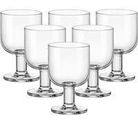 Lot de 6 verres à vin blanc, HOSTERIA, 20 cl Bormioli Rocco