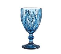 lot de 6 verres à vin en verre bleu Verres à eau