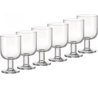 Lot de 6 verres à vin rouge, HOSTERIA, 28 cl Bormioli Rocco