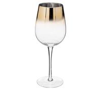 Lot de 6 Verres à Vin ""Arya"" 38cl Or