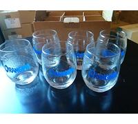 Lot de 6 verres orangina " ZESTE BLEU " NEUFS , BAR , BISTROT