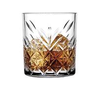 Lot de 6 verres Pasabahce « Timeless » à whisky - Référence : 52790 - Design intemporel - En cristal - Hauteur : 9,6 cm - Capacité : 345 ml