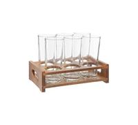 - Lot de 6 Verres & Rack "Victor" 30cl Transparent