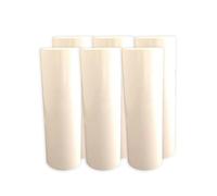 Lot de 6 Verres Tube couleur Blanc 22cl - Verre Incassable - Verre pour Cocktail MADE IN FRANCE, Prise en MainBlanc
