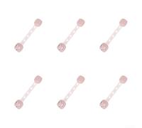 Lot de 6 verrous de sangle de sécurité réglables pour animal domestique | Lot de 6 sangles réglables, s'adapte aux espaces de 7,6 à 17,8 cm, aucun outil nécessaire, solide, sans danger pour les