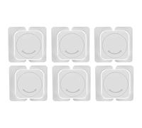 Lot de 6 verrous de sécurité pour enfants, loquets de protection anti-pincement, accessoires pour tiroirs, réfrigérateurs, portes de réfrigérateur, plats, blancs