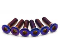 Lot De 6 Vis À Disque Frein Moto M8x25 Mm Tête Hexagonale Intérieure 30 Compatibles pour Suzuki Pièces Cache Ecrou(M8x30mm-B)