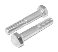 Lot de 6 vis à tête hexagonale M12 x 120 en acier inoxydable A2/V2A avec tige DIN 931 / ISO 4014, vis de machine