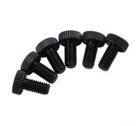 Lot de 6 vis d'accordage fines pour guitare électrique Floyd Rose Chevalet Tremolo Premium Choix divers (Noir)