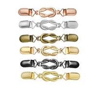 Lot de 6 vis de collier traditionnelles pour femme, accessoires de vêtements, fermoirs fins, permanents, multi-usages, colliers de serrage fins pour ceinture d'épaule