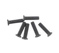 Lot de 6 vis de mandrin M5 M6 22 mm à gauche - Matériel de fixation en métal - Composants d'adaptateur de mandrin - Pièces de rechange pour outil électrique - Accessoires de réparation d'atelier (M6 x