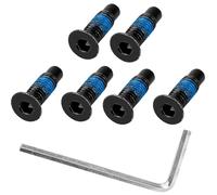 Lot de 6 vis et tournevis pour scooter électrique Xiaomi M365 Pro2 1S Mi3 Vis de rechange pour Segway Ninebot Max G30 ES Série F Accessoires pièces de rechange pour scooter électrique