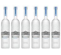 LOT DE 6 VODKAS BELVEDERE 70CL