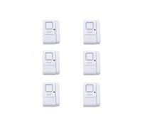Lot de 6 x Mini alarme fenêtre/porte (Avec fonction carillon)