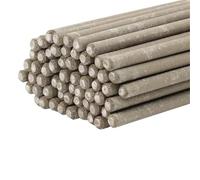 Lot de 60 à 10 baguettes de soudage universelles en acier au carbone, faciles à fondre, vertes et grises, for réparation de tuyaux, tôles et tuyaux, kit d'outils de soudage(20PCS,Grey)