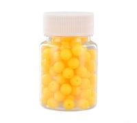 Lot de 60 à 120 perles de pêche flottantes en silicone doux et parfumé pour pêcheurs en eau douce et salée 8 mm