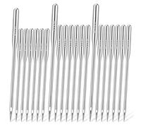 Lot de 60 aiguilles universelles pour machine à coudre, tailles 80/12, 90/14, 100/16, aiguilles de machine à coudre robustes, compatibles avec la plupart des machines à coudre domestiques pour tissu