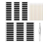 Lot de 60 autocollants en maille anti-poussière + 10 cotons-tiges de nettoyage + 1 pince à épiler, bouchon anti-poussière pour haut-parleur, housse de protection en silicone pour téléphone portable,