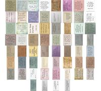Lot de 60 autocollants esthétiques avec citation inspirante de la Bible pour ordinateur portable, scrapbooking, journal, album, téléphone, ordinateur portable, citation de la Bible