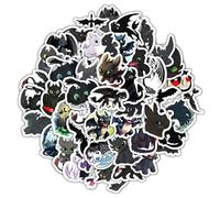 Lot de 60 autocollants mignons Kawaii Stickers, dessins animés autocollants, jolis autocollants esthétiques, autocollants imperméables en vinyle, pour ordinateur portable, planche à roulettes pour