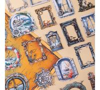Lot de 60 autocollants pour scrapbooking - Thème de navigation - Pour scrapbooking, bullet journal, journal, ordinateur portable, album photo, bricolage (navigation)