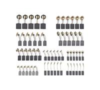 Lot de 60 balais de charbon graphite for moteur électrique, perceuse à percussion, meuleuse d'angle, outils électriques