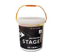 Lot de 60 balles de tennis Dunlop stage 2 Jaune TU