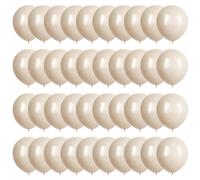 Lot de 60 ballons à l'hélium décoratifs en latex mat pour anniversaire, mariage, remise de diplôme, anniversaire de mariage - 30,5 cm - blanc mat