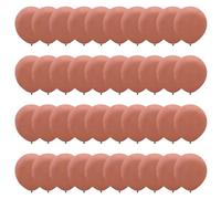 Lot de 60 ballons rose blush avec ruban - 30 cm - Ballons roses à l'hélium - Arche en latex mat - Ballons de fête pour anniversaire, fête, mariage, remise de diplôme