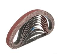 Lot de 60 bandes abrasives - Grain 40 60 80 120 180 240 - 13 x 457 mm - Pour lime électrique Black and Decker BD 280 282E 290 292E pour KA 290 292 293E - Couleurs assorties