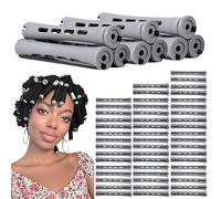 Lot de 60 bigoudis pour permanente - Pour femme - Outils de coiffure manuels - Pour salon de coiffure, école, salon de beauté, maison, voyage