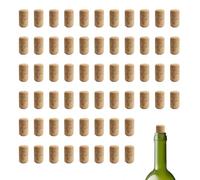 Lot de 60 Bouchon Liege Conique, Bouchon de Vin en Liege Naturel 21 x 38 mm Bouchons de Bouteille en Liège pour Bouteilles en Verre, Bouteilles de Vin et Bouteille de Bière