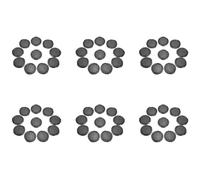 Lot de 60 bouchons d'objectif universels ? pincement central de 49 mm pour appareil photo reflex num?rique