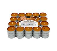 Lot de 60 bougies chauffe-plat parfumées cannelle en branche