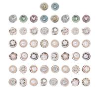 Lot de 60 broches et épingles pour femme - Amovibles - Sans couture - Pour chemise de sécurité - Décoration pour vêtements, cardigans, jeans (paquet 1)