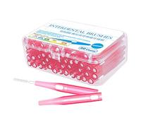 Lot de 60 brosses interdentaires de 0,6 mm à 1,5 mm - Outil de nettoyage pour dents - Outil de nettoyage entre les dents - Outil de cure-dents orthodontique à enlever pour enfants