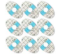 Lot de 60 cache-oreilles de douche - Autocollants pour bain de bébé - Cache-oreilles jetables - Cache-oreilles étanches pour le bain, la natation, les articles de bain - Protection auditive pour