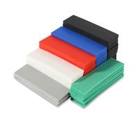 Lot de 60 cales de vitrage en plastique 100 x 28 x 1-6 mm Entretoises de fenêtre pour carrelage