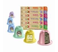 Lot de 60 capsules de thé bio - Compatible avec Nespresso - La Natura Lifestyle - Compostables industrielles