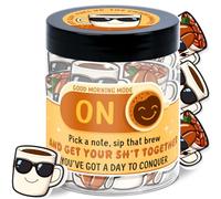 Lot de 60 cartes d'affirmation positive quotidienne pour les amateurs de café pour femmes, hommes - Cadeau de soulagement du stress pour collègues, barista, amis, patrons - Décoration de bureau